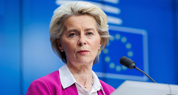 von der Leyen talar.