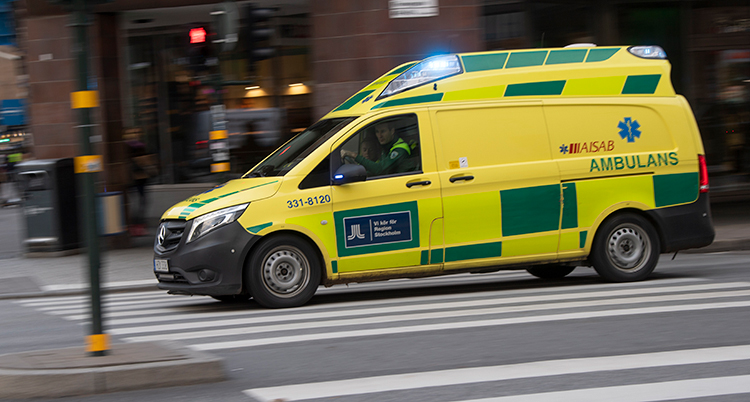 En ambulans.