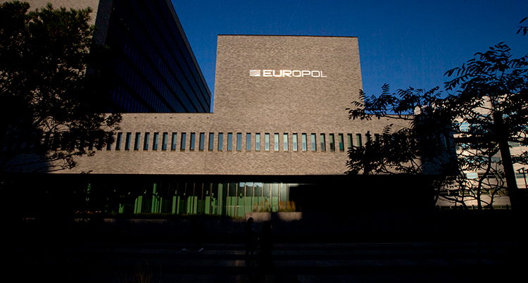 Fasaden på Europols byggnad.