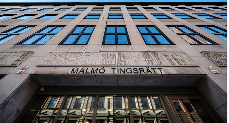 Fasaden till Malmö tingsrätt.