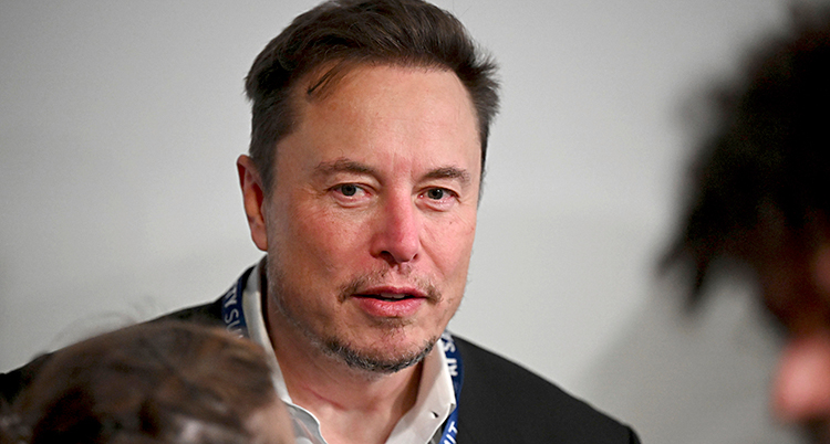 En bild på Elon Musk.