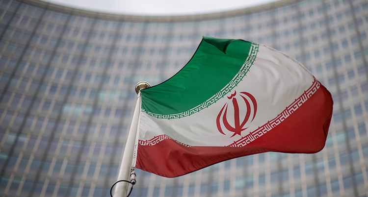 Irans flagga.