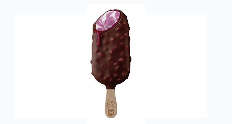 En chokladglass.