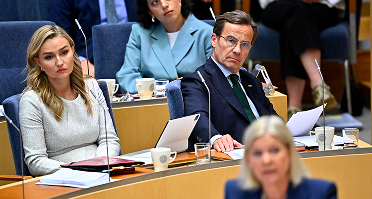 De sitter ner i riksdagen.