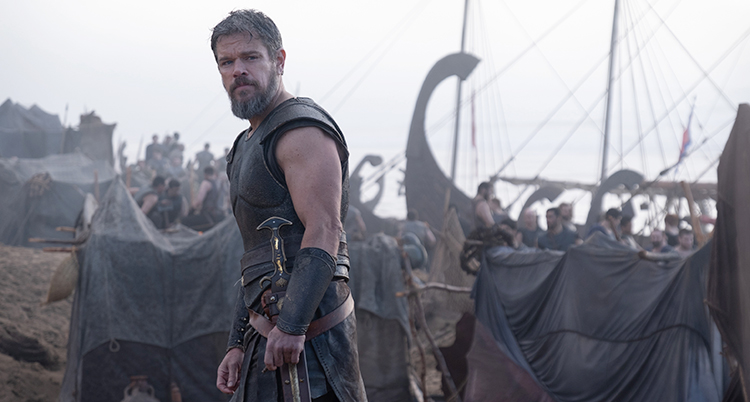 En scen från filmen där skådespelaren Matt Damon spelar rollen som Odysseus.